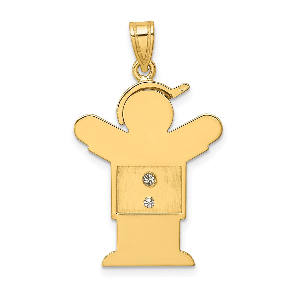 14k VS Diamond Pendant
