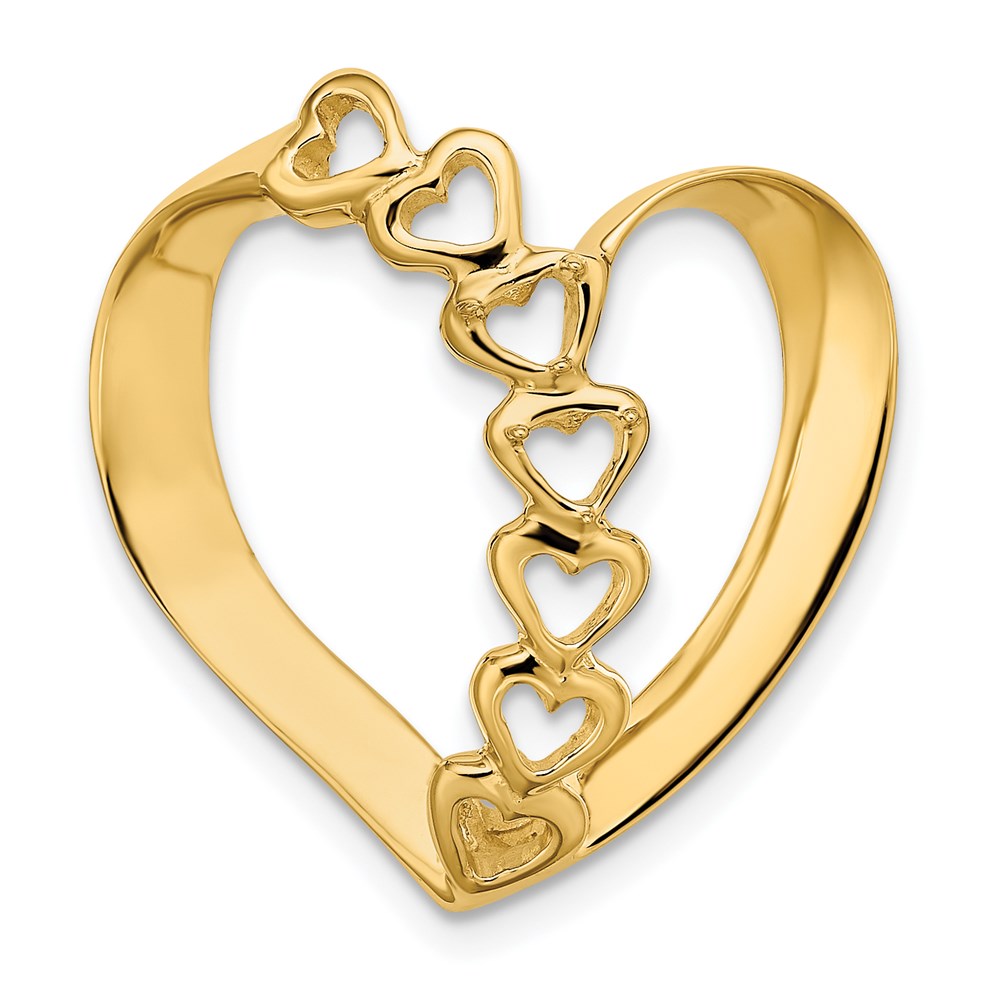 14k Genuine 2 Stone Mother's Slide
