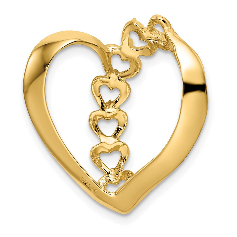14k Genuine 6 Stone Mother's Slide
