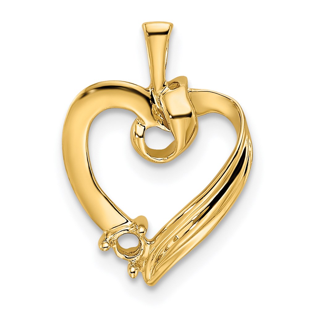 14k 1 Genuine Stone Family Pendant