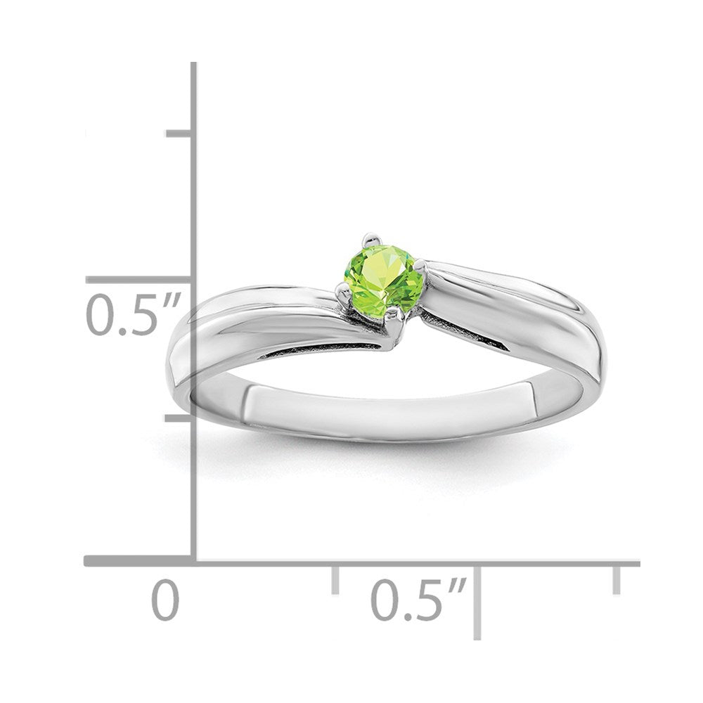 Sterling Silver Rhodium-plated Family Jewelry Ring