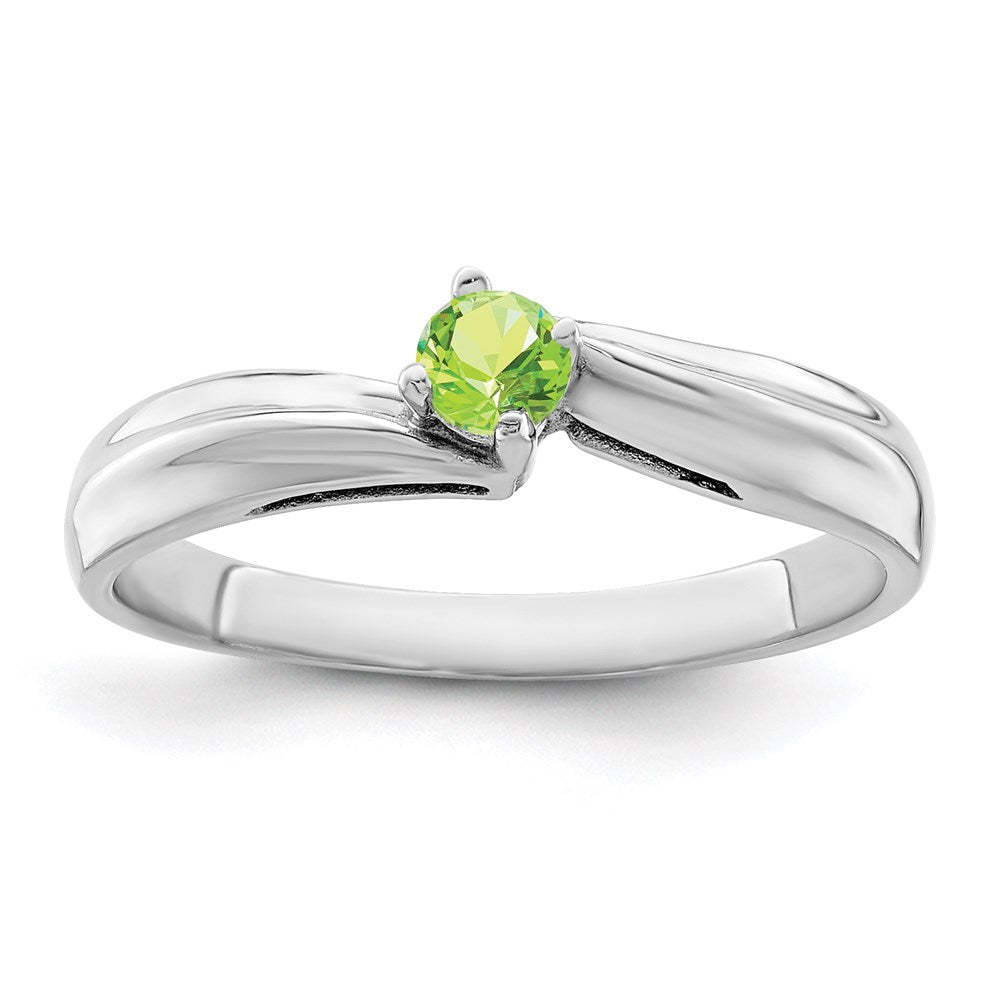 Sterling Silver Rhodium-plated Family Jewelry Ring