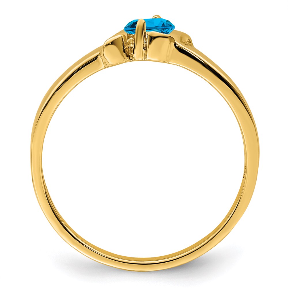 14k Synthetic Family Jewelry Ring
