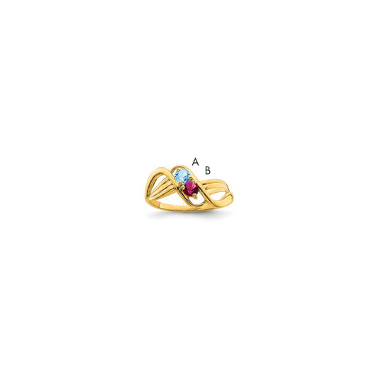 14k Family Jewelry Ring