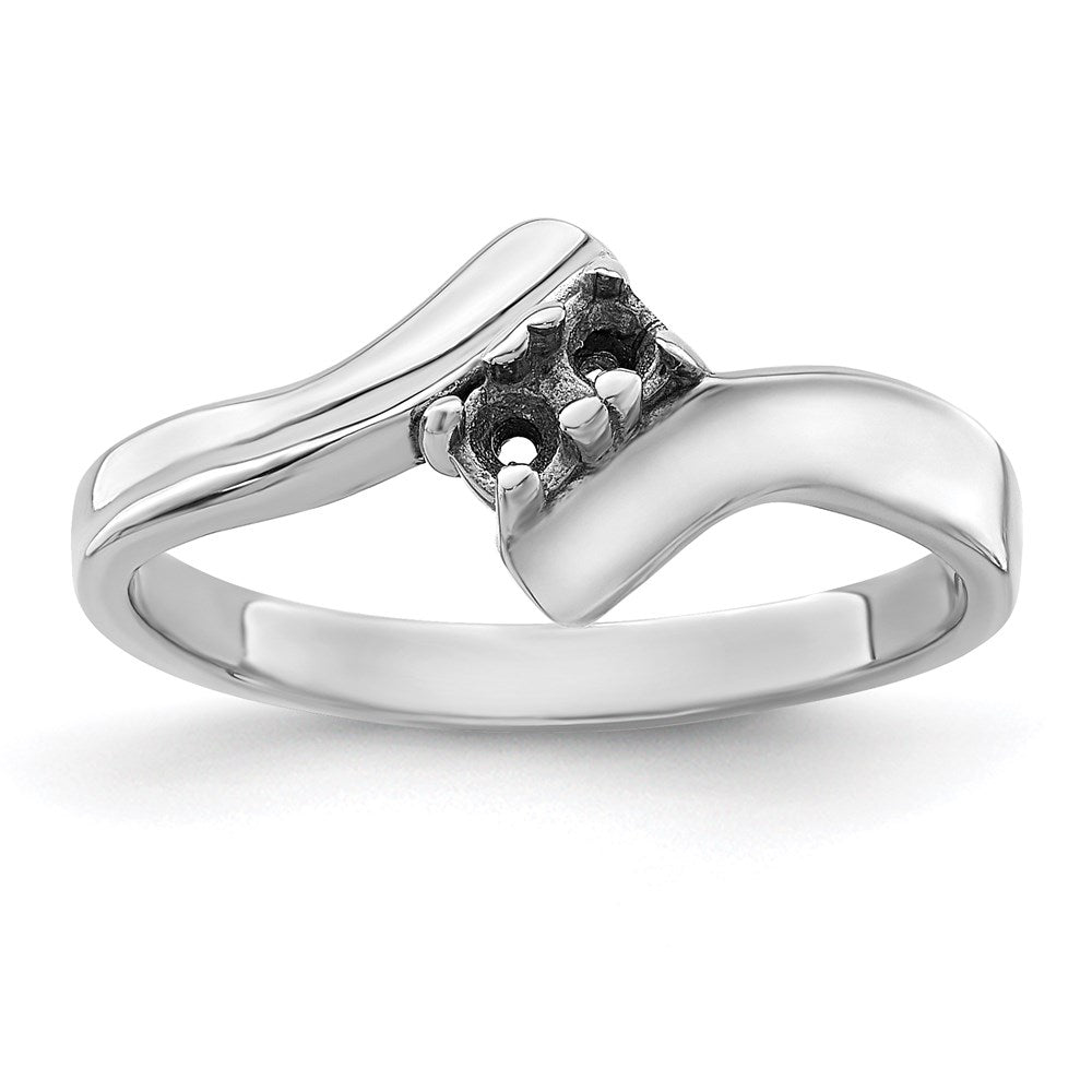 Sterling Silver Rhodium-plated Family Jewelry Ring