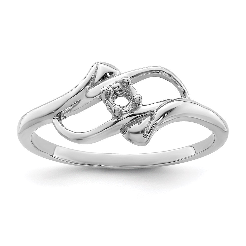 14k White Gold Family Jewelry Ring