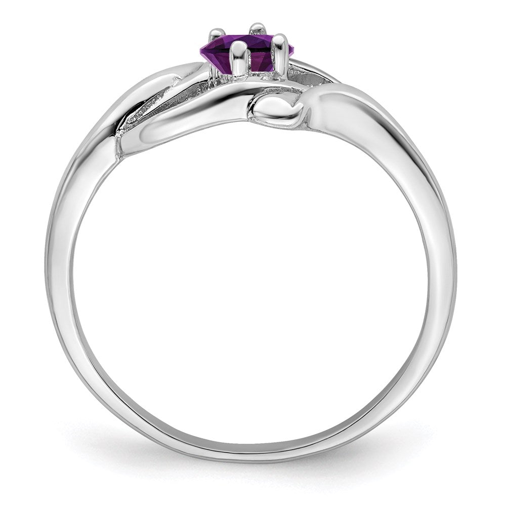 14k White Gold Family Jewelry Ring