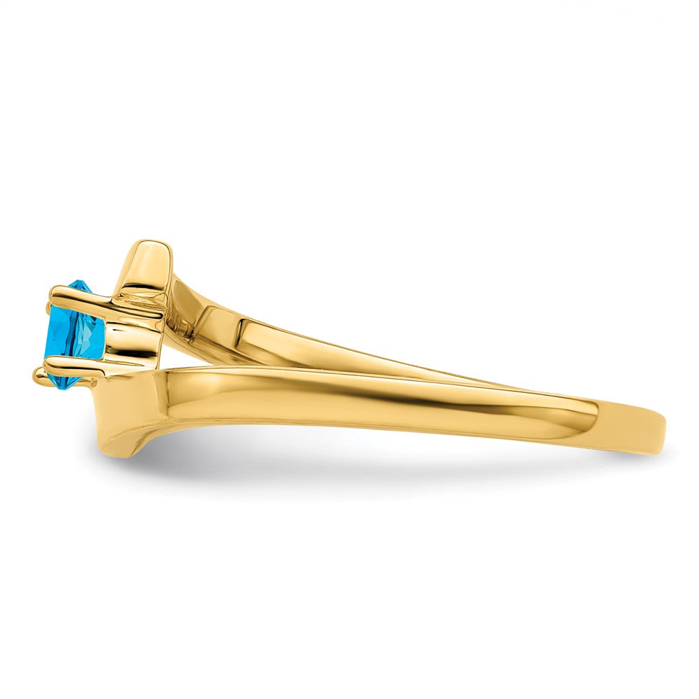 14k 2.5mm Synthetic Family Jewelry Ring