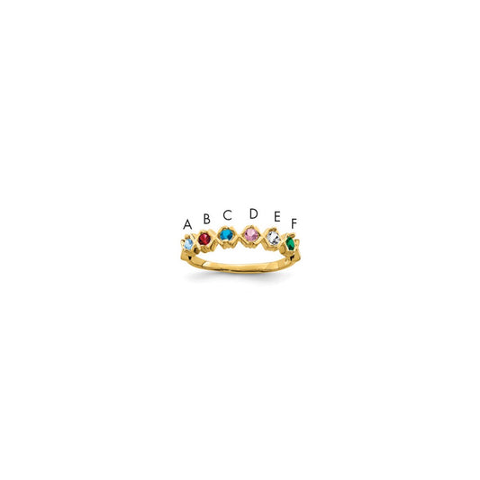 14k Family Jewelry Ring