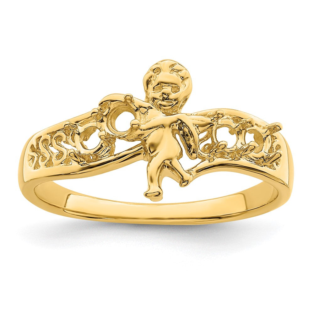 14k Synthetic Family Jewelry Ring