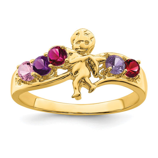 14k Family Jewelry Ring