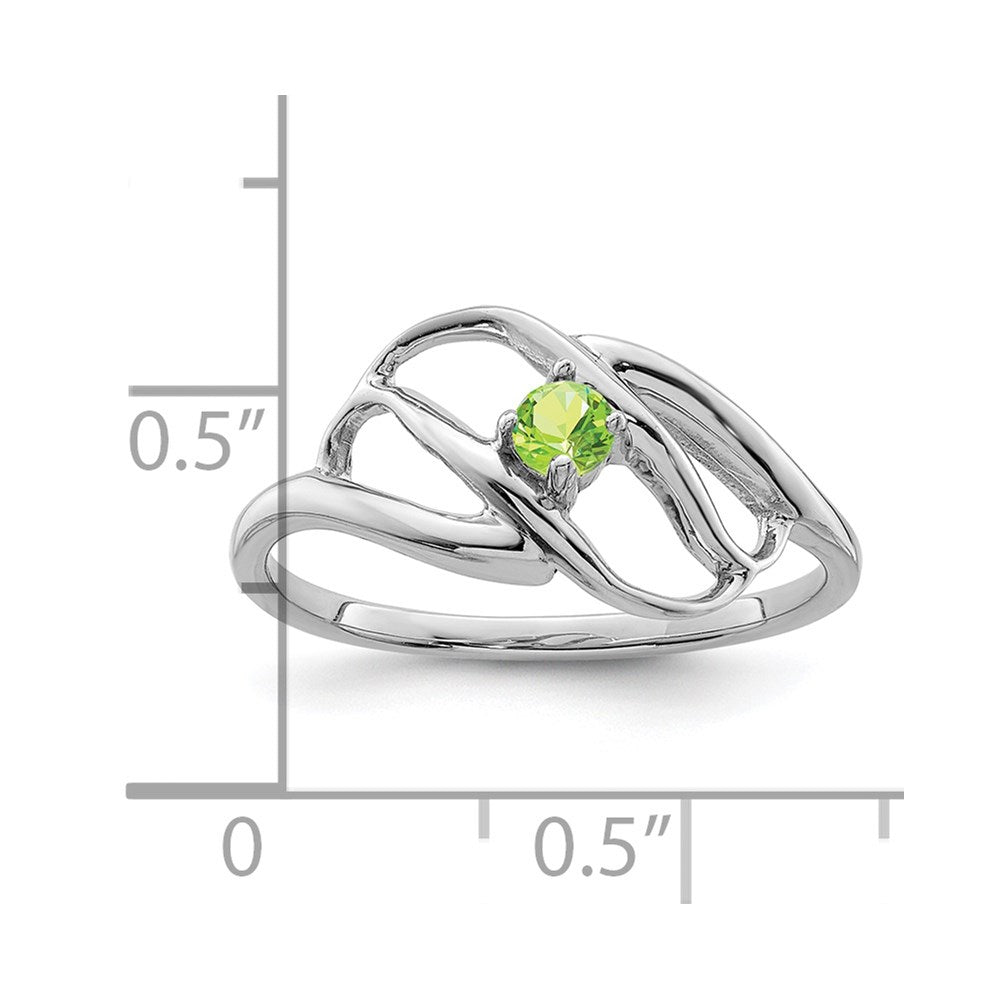 Sterling Silver Rhodium-plated Family Jewelry Ring
