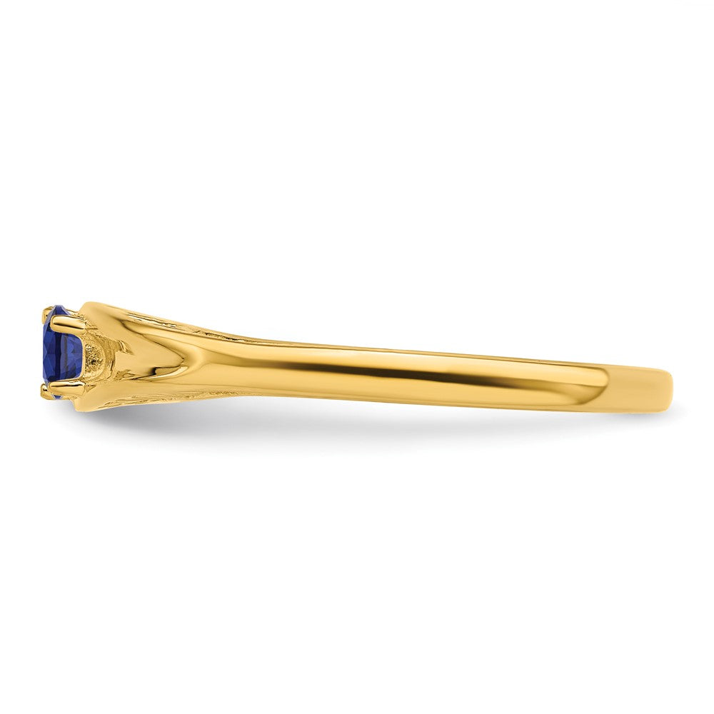 14k Synthetic Family Jewelry Ring