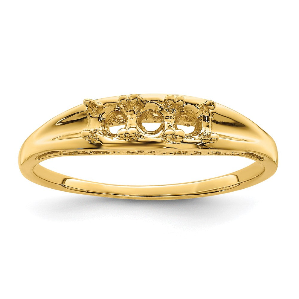 14k Synthetic Family Jewelry Ring