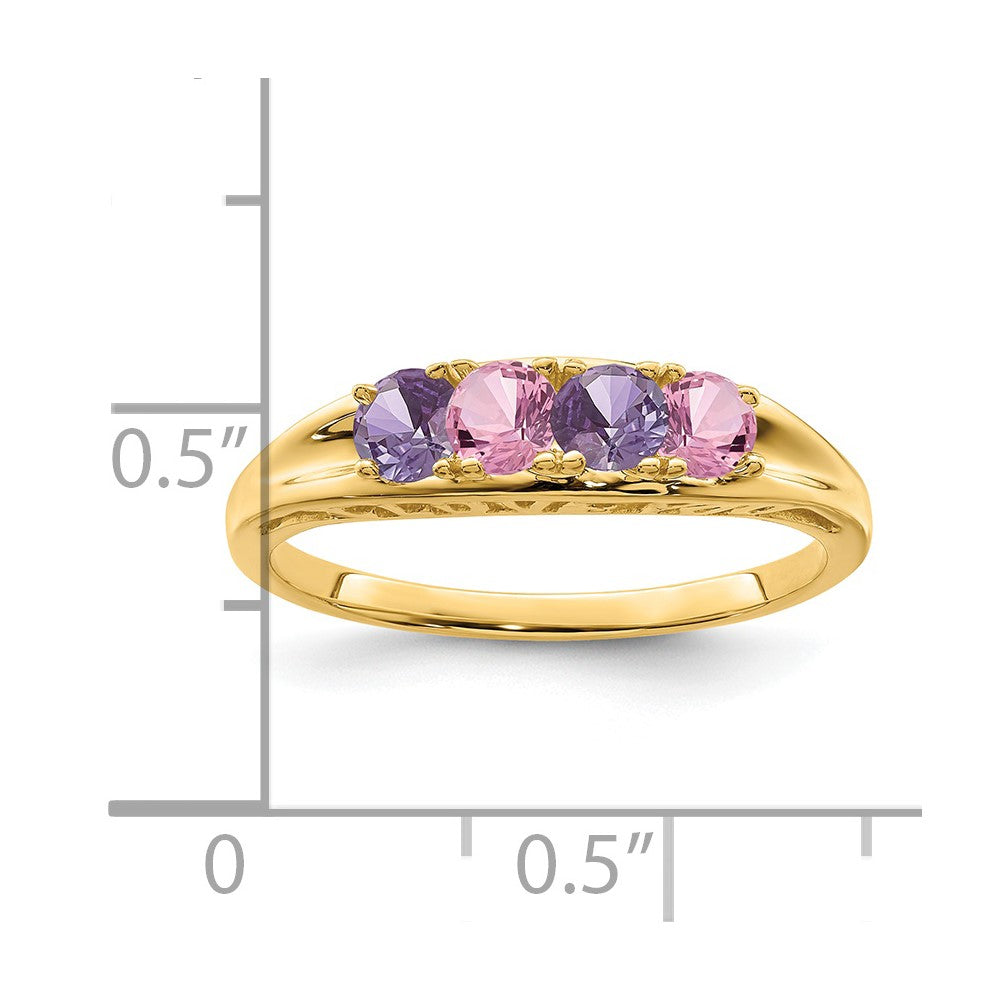 14k Family Jewelry Ring