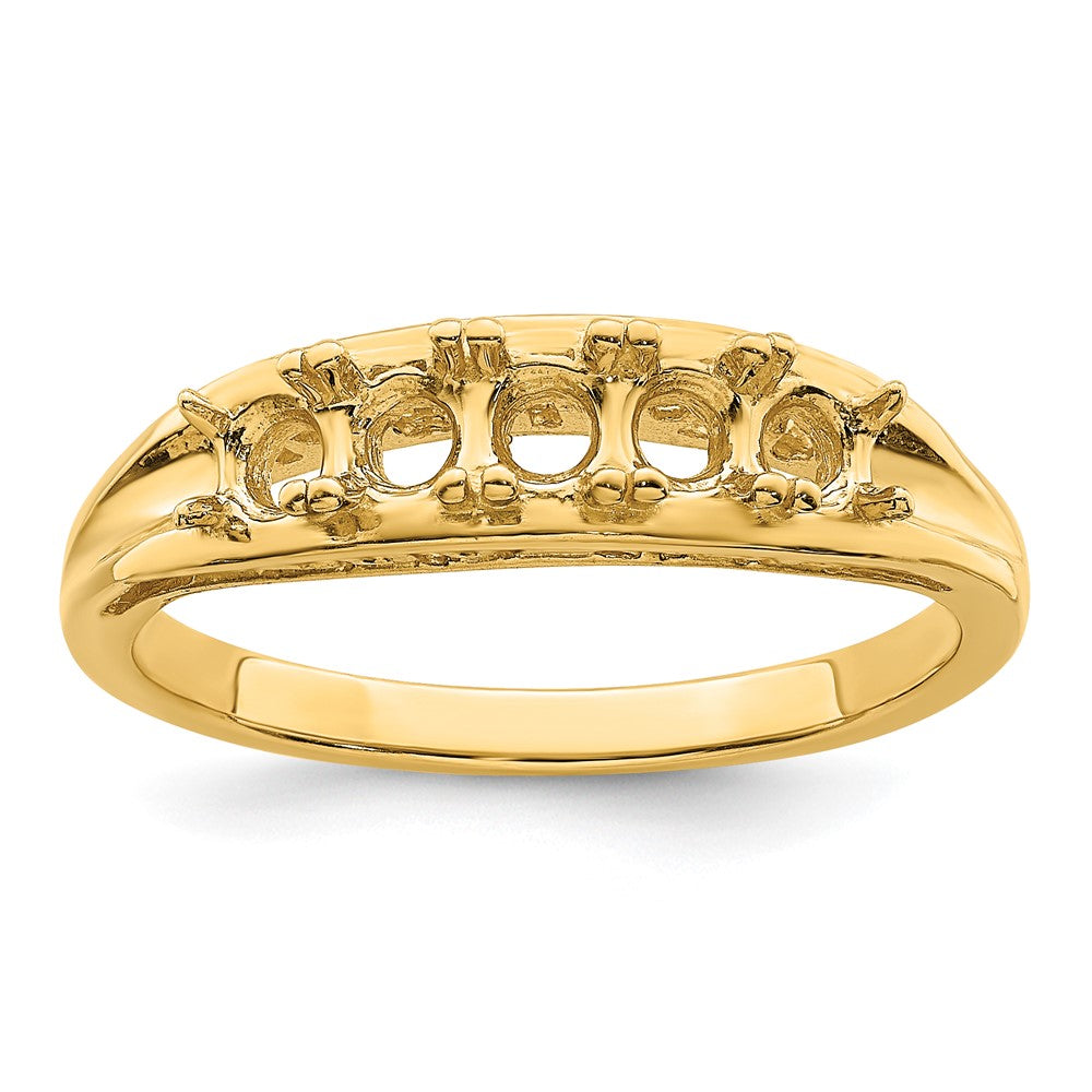 14k Synthetic Family Jewelry Ring