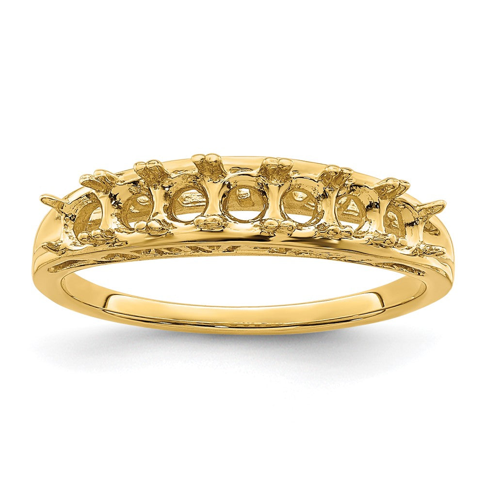 14k Synthetic Family Jewelry Ring
