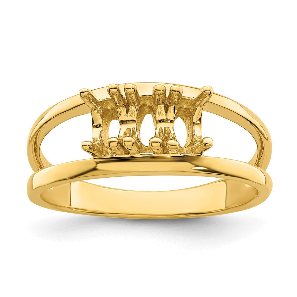 14k Synthetic Family Jewelry Ring