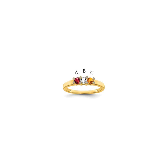 14K Family Jewelry Diamond Semi-Set Ring