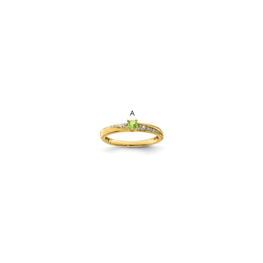 14K Family Jewelry Diamond Semi-Set Ring