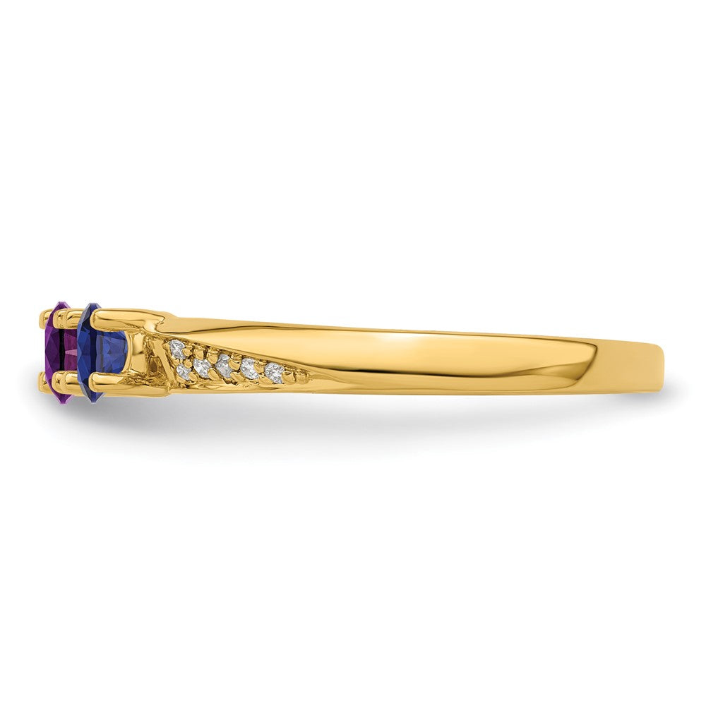 14KY Family Jewelry Diamond Semi-Set Ring