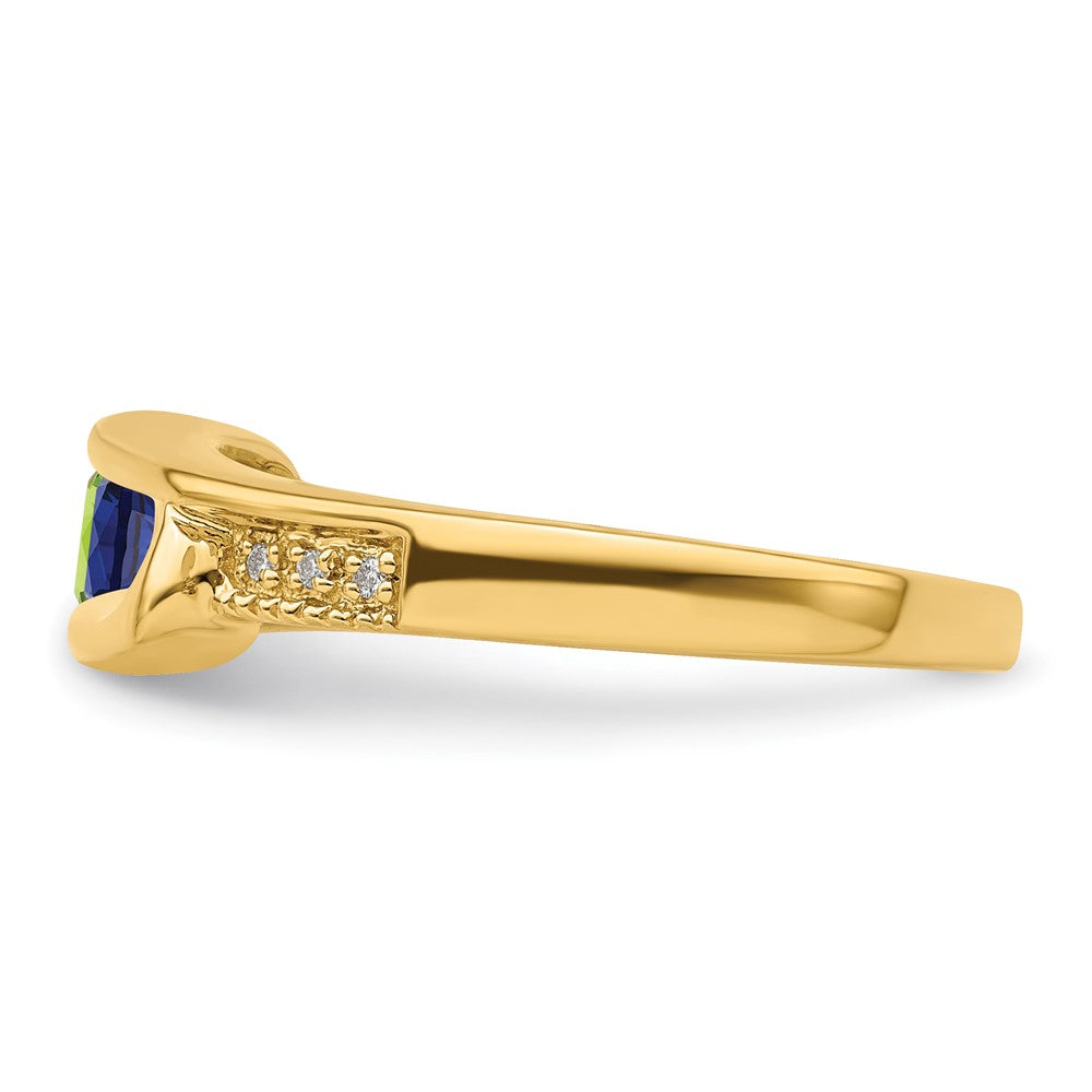 14K Family Jewelry Diamond Semi-Set Ring