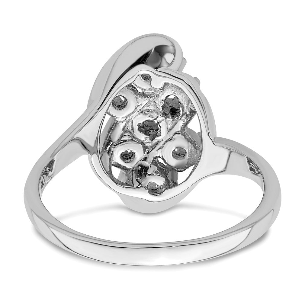 Sterling Silver Rhodium-plated Family Jewelry Ring