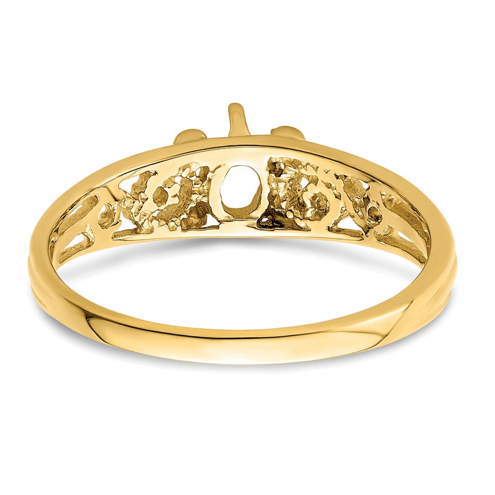 14k 1 Synthetic Stone Family Ring