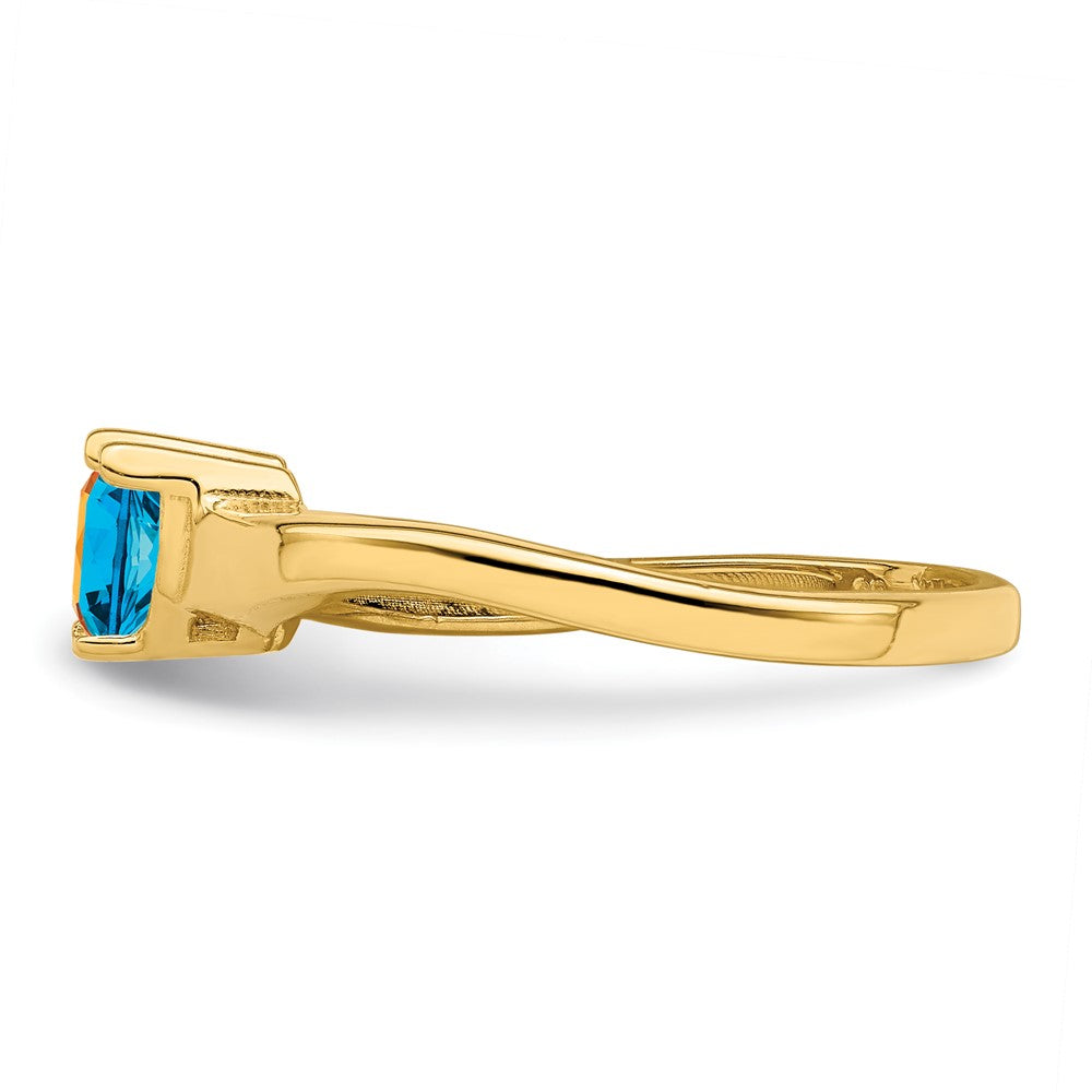 14k Synthetic Family Jewelry Ring