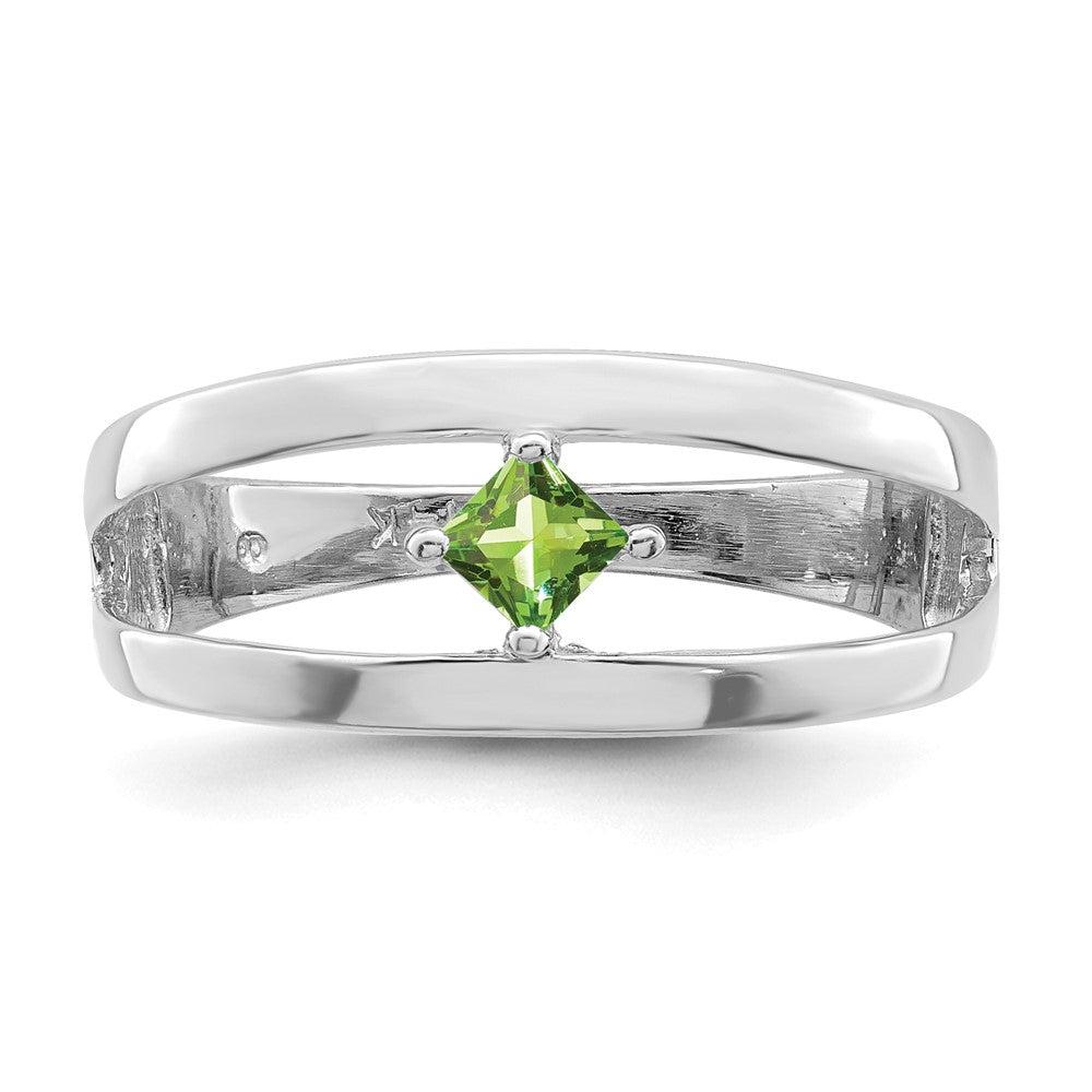 14k White Gold Genuine Family Jewelry Ring