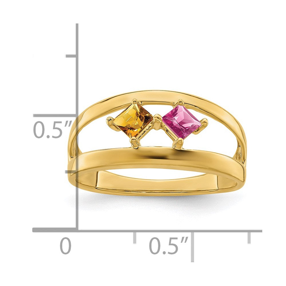14k Genuine Family Jewelry Ring