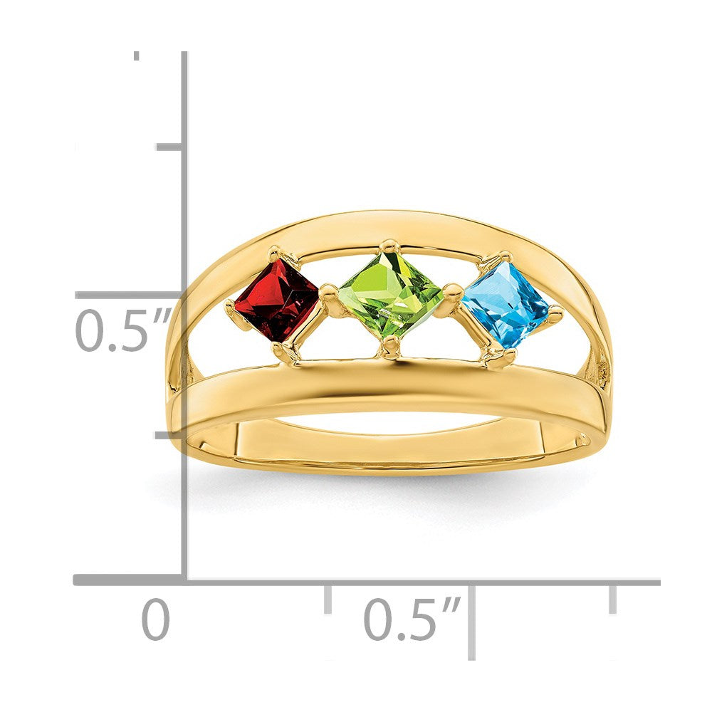 14k Genuine Family Jewelry Ring