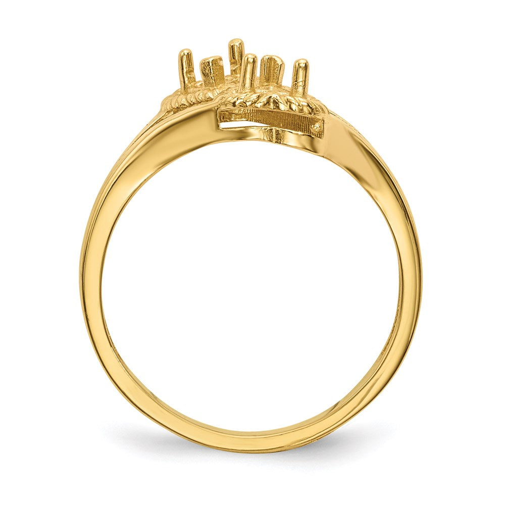 14k Synthetic Family Jewelry Ring