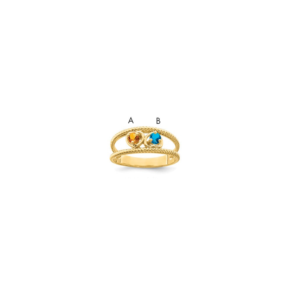 14k Genuine Family Jewelry Ring