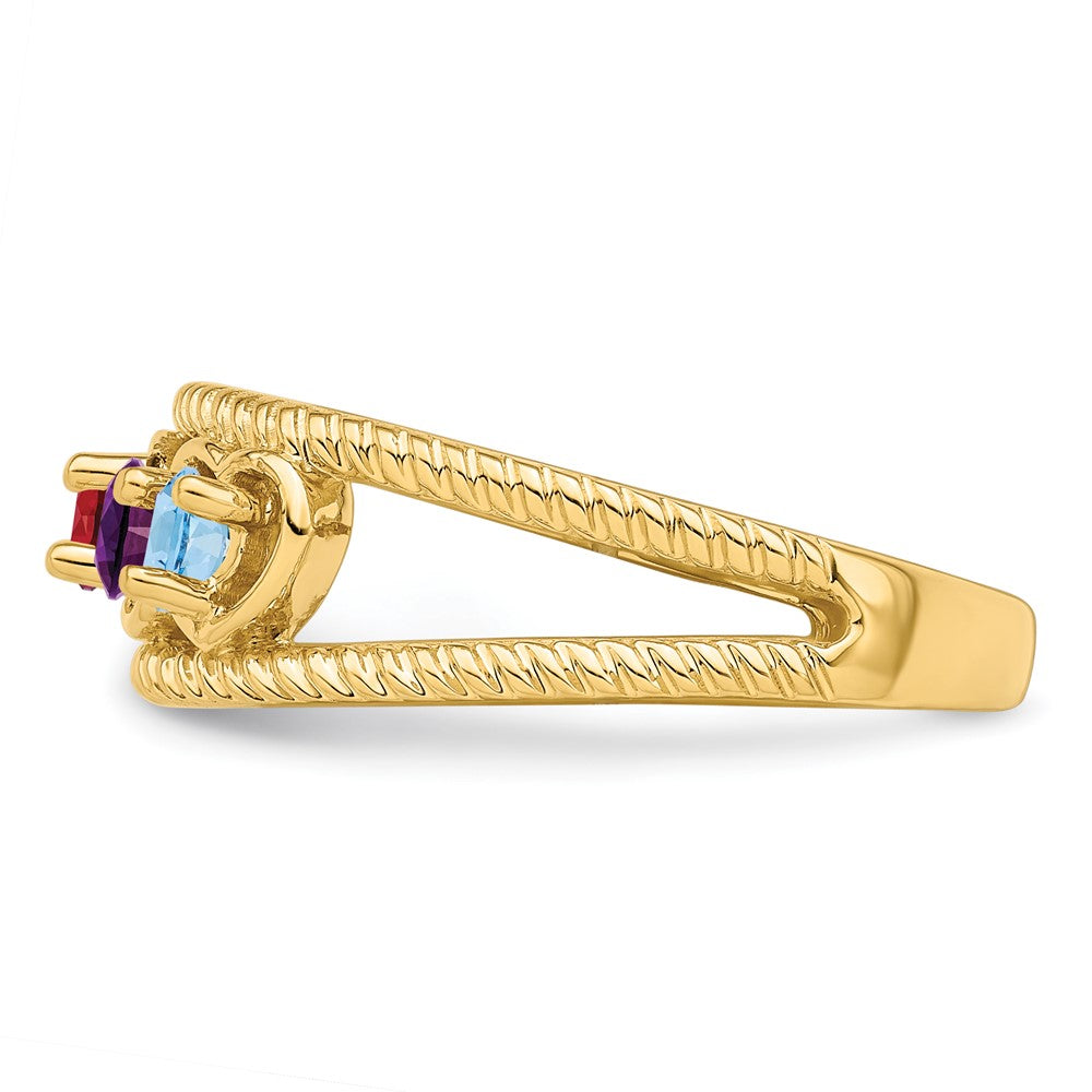 14k Genuine Family Jewelry Ring