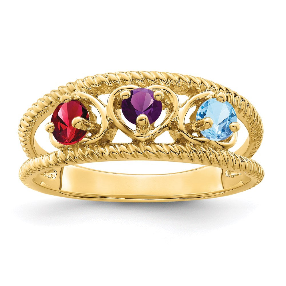 14k Genuine Family Jewelry Ring