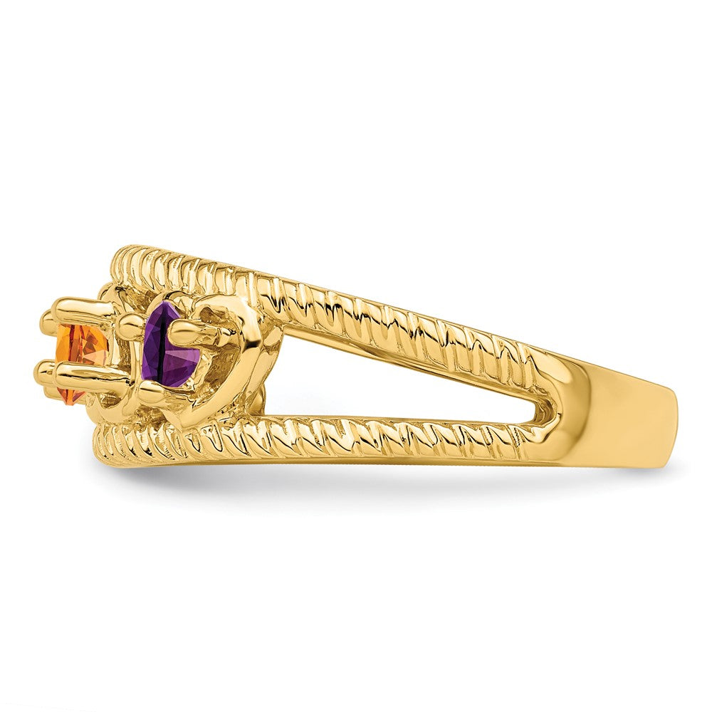 14k Genuine Family Jewelry Ring