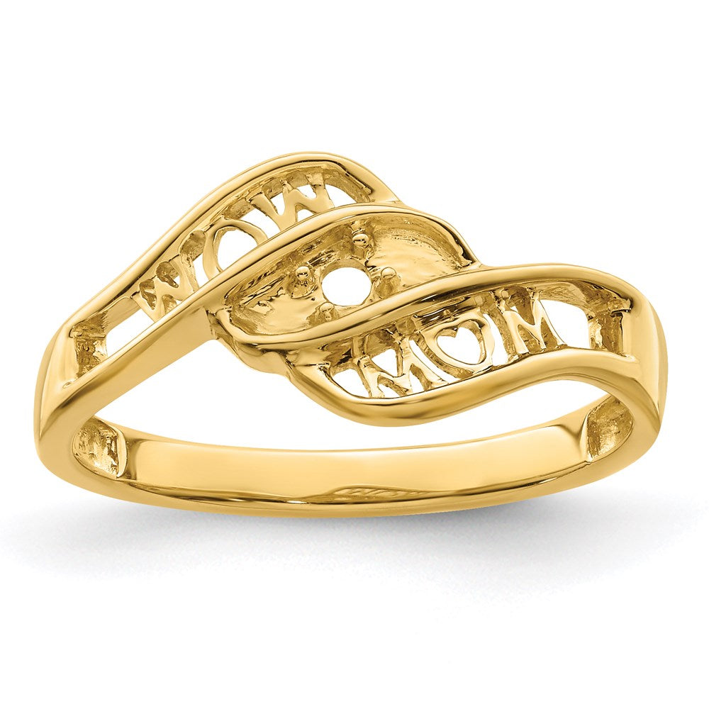14k Synthetic family jewelry ring