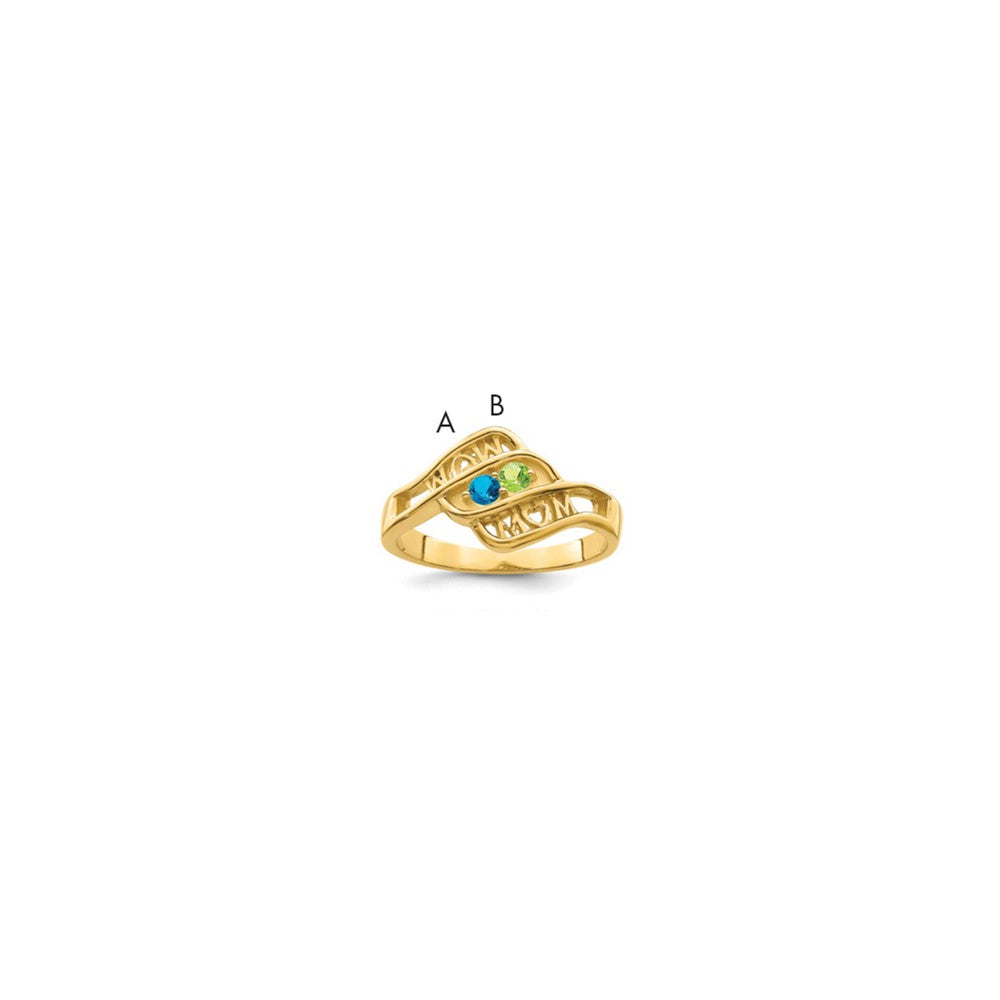 14k Genuine Family Jewelry Ring