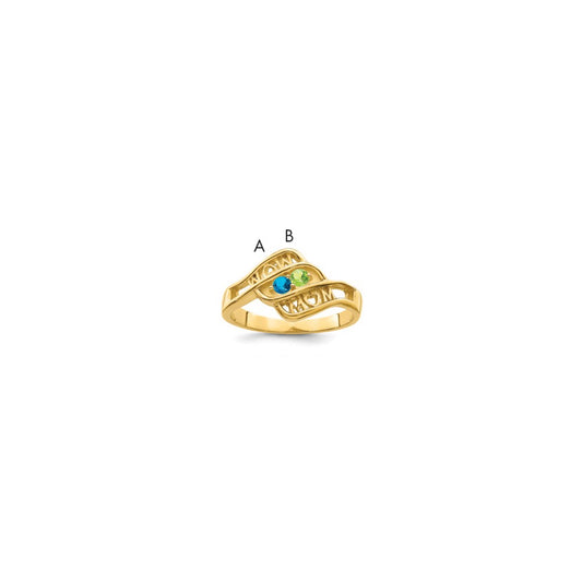 14k Genuine Family Jewelry Ring