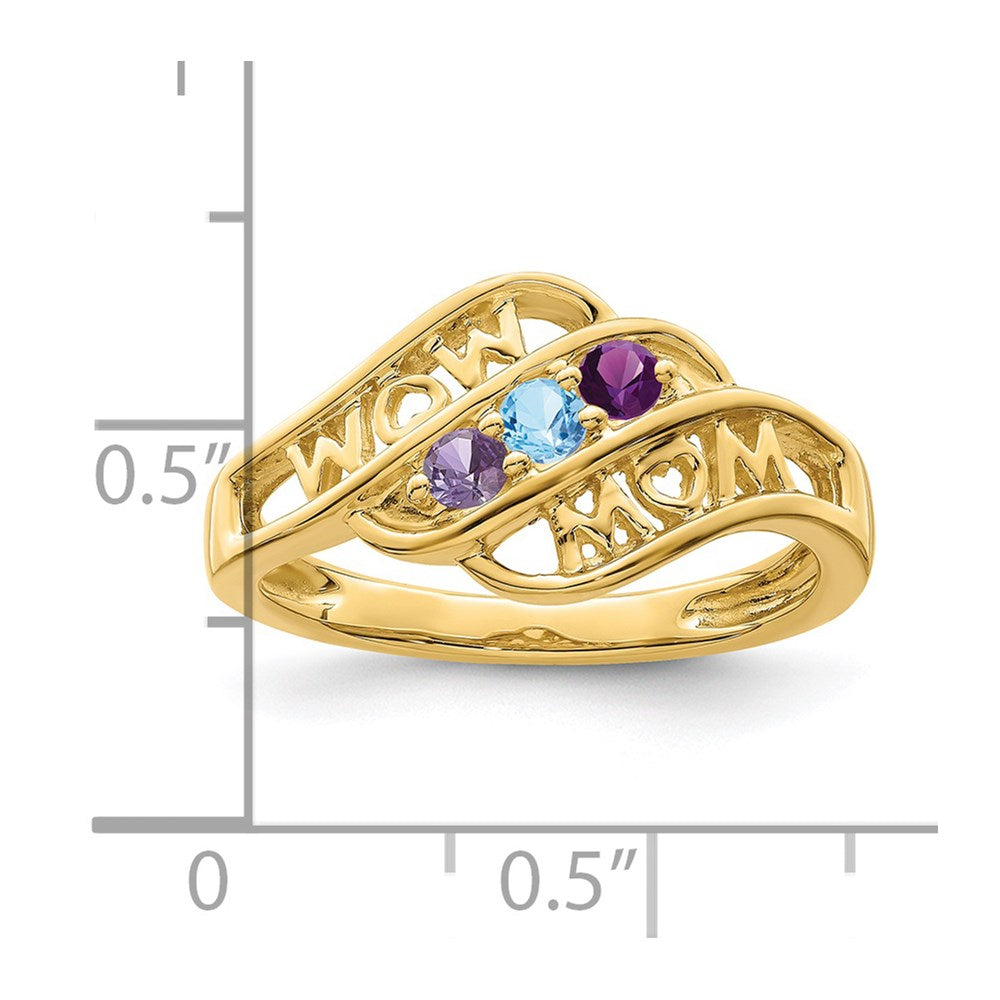 14k Genuine Family Jewelry Ring