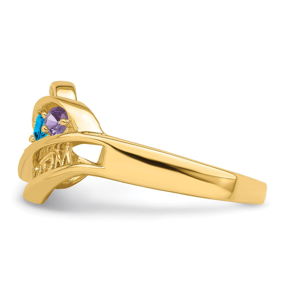 14k Genuine Family Jewelry Ring