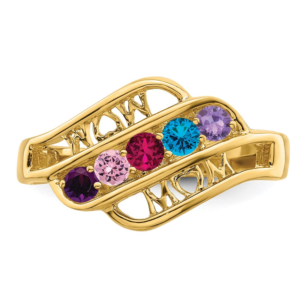 14k Genuine Family Jewelry Ring