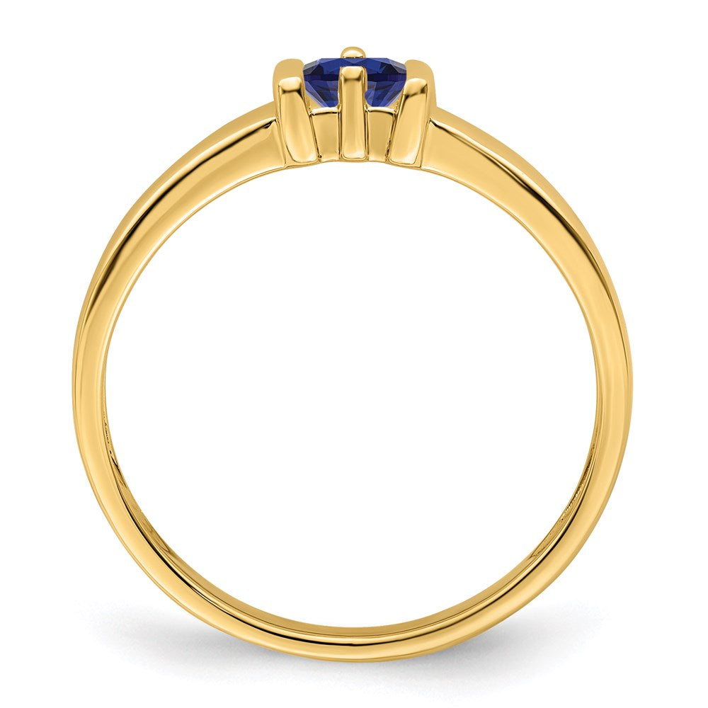 14k Genuine 1 Stone Mother's Ring