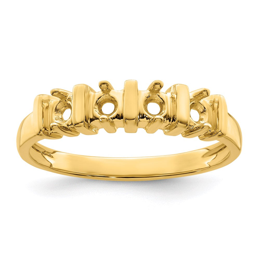 14k Synthetic Family Jewelry Ring