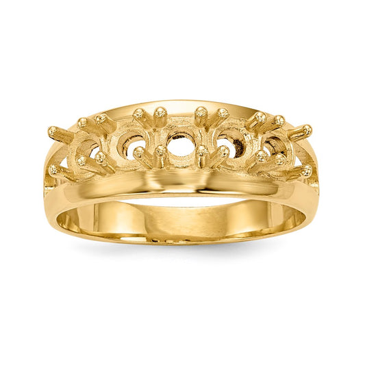 10k Synthetic Family Jewelry Ring
