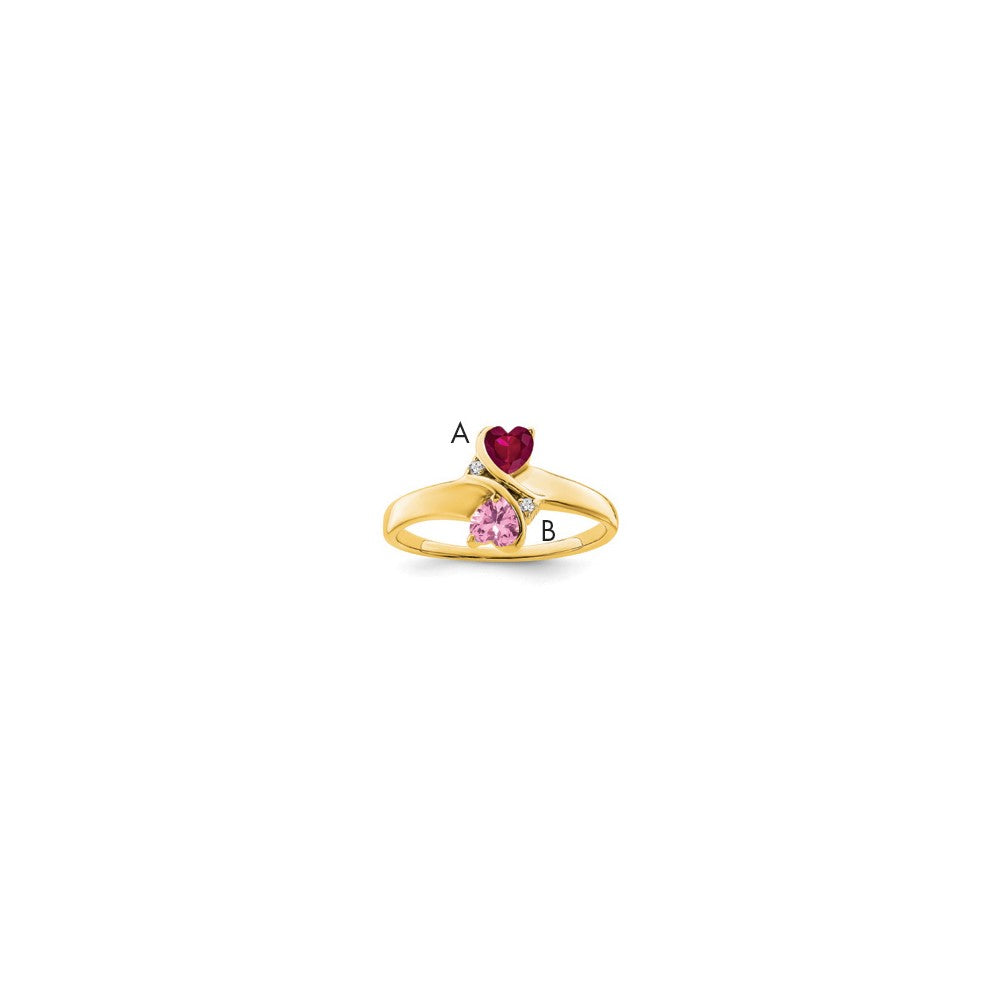 14k Genuine Family Jewelry Ring