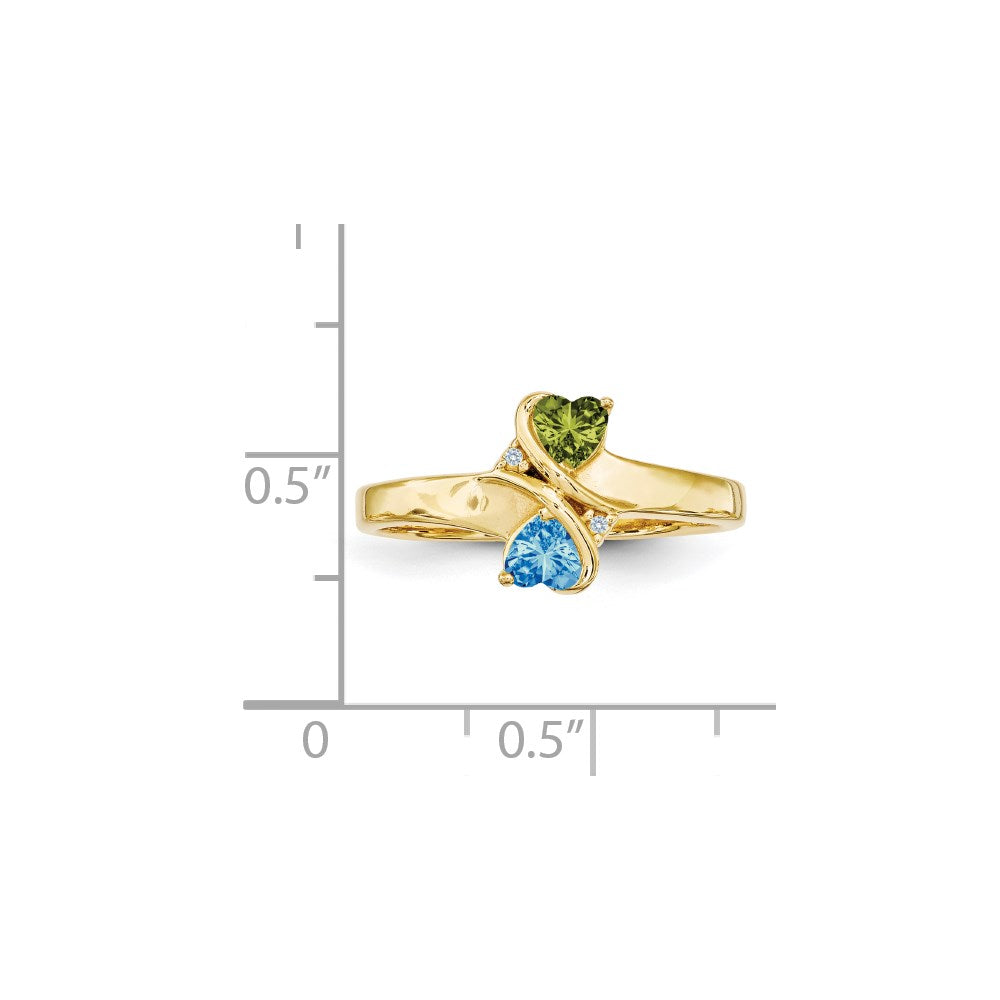 14k Genuine Family Jewelry Ring