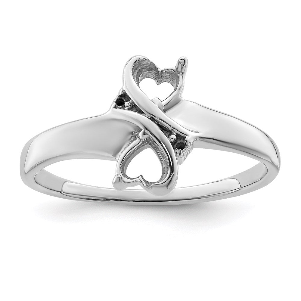 14k White Gold Genuine Family Jewelry Ring