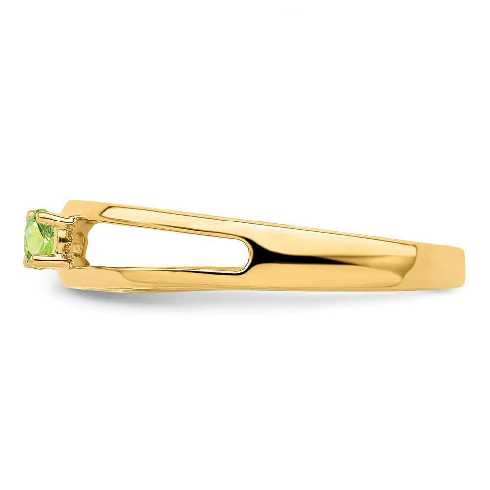 14k 3mm Synthetic Family Jewelry Ring